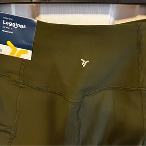 Old Navy High-Rise 7/8 Ankle Leggings - Olive Green